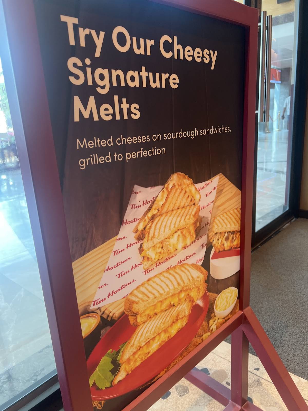 Tim Hortons menu