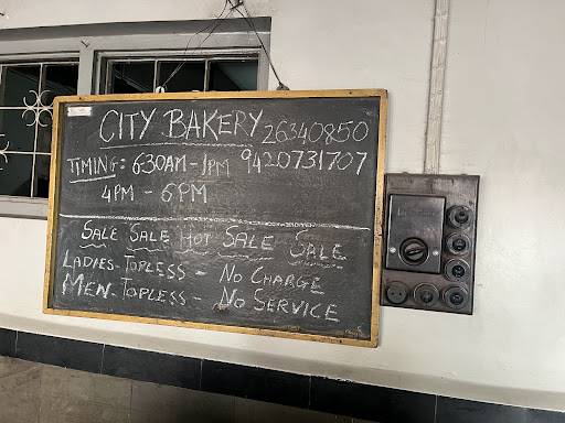 City Bakery menu
