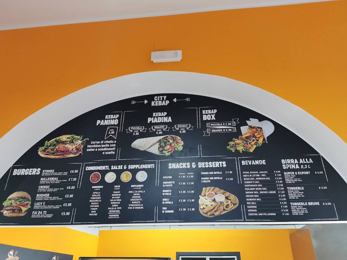 Menu di City Kebap 