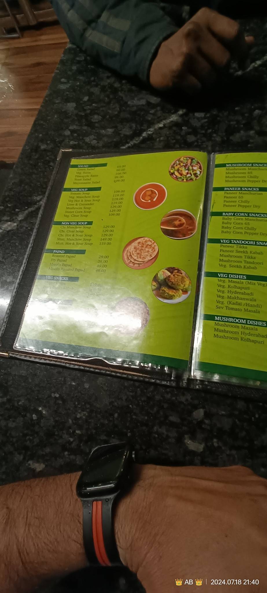 Coastal Kitchen Dharwad menu