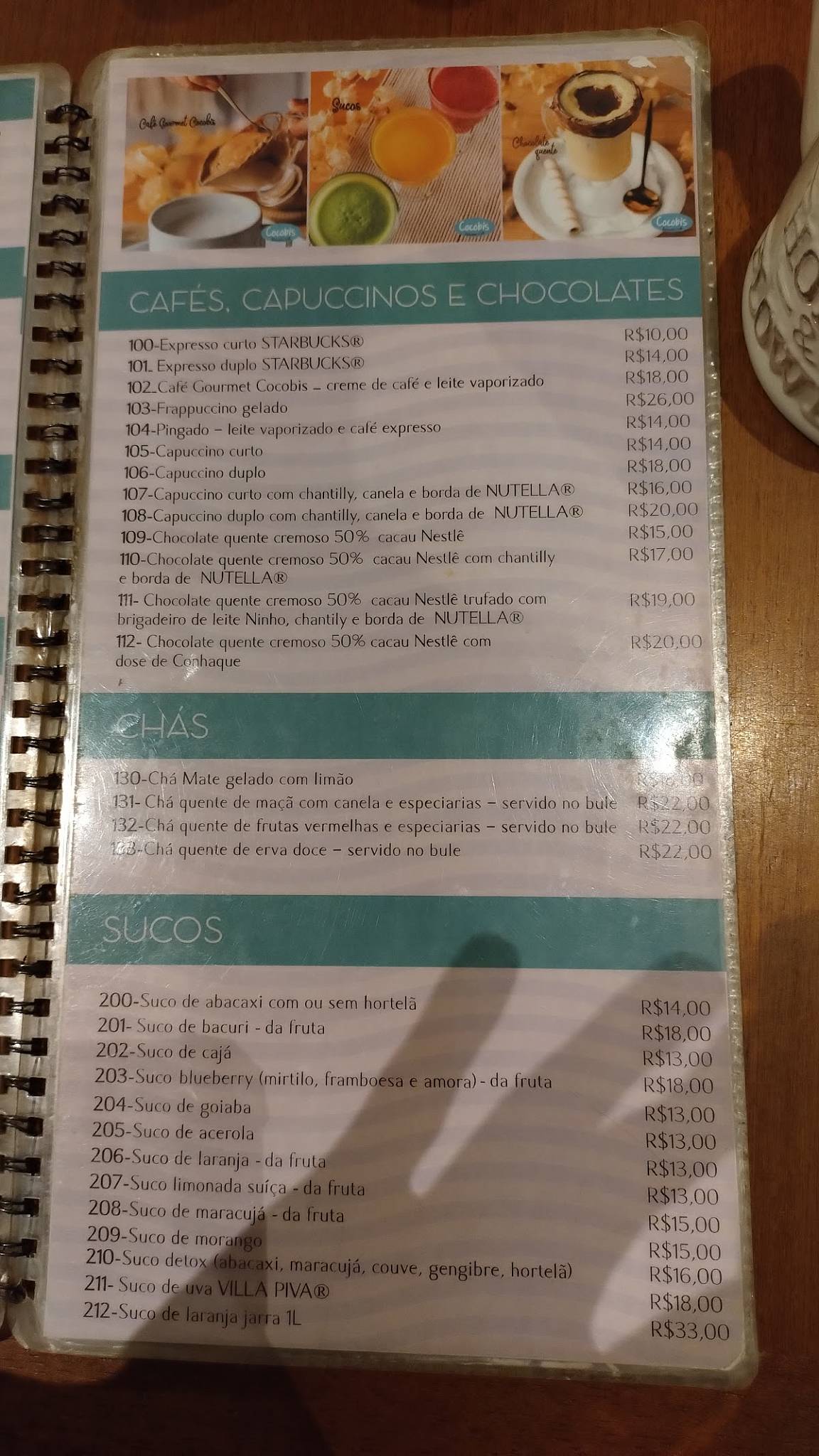 Cocobis Tapiocaria e Café - Teresina cardápio