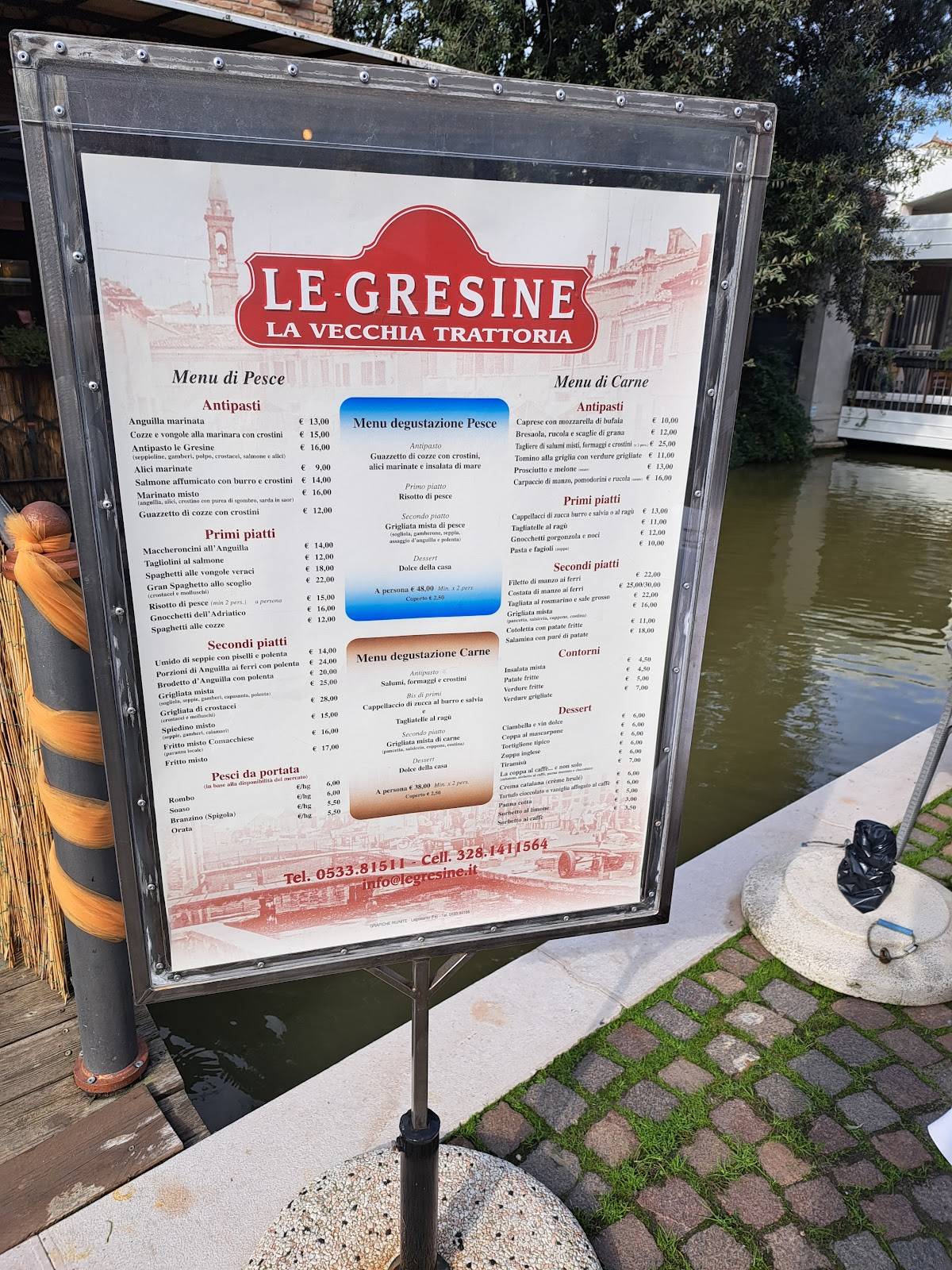 Menu di Trattorie Le Gresine 