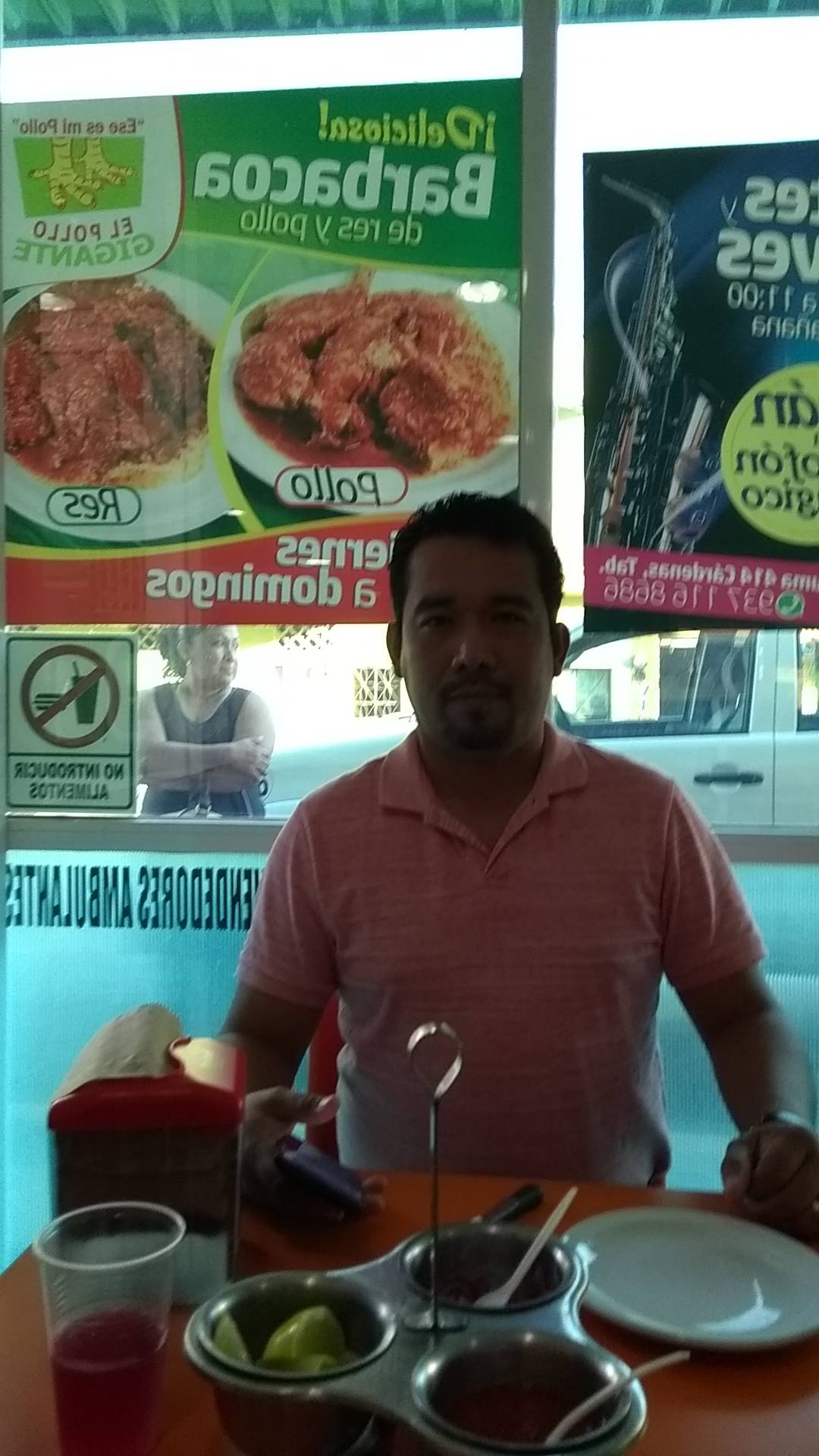 Carta del restaurante El Pollo Gigante, Comalcalco, Bougambilia 117
