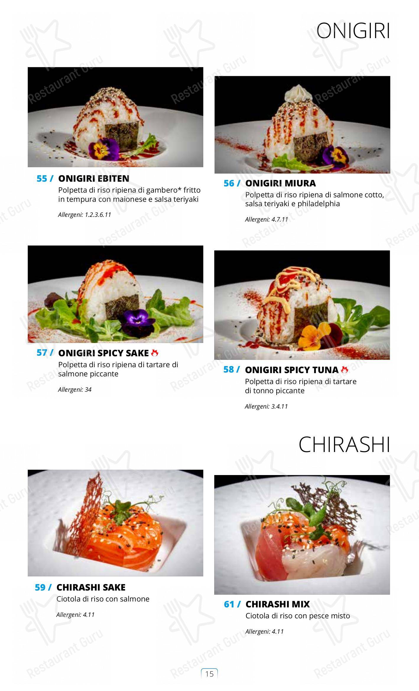菜单 per Sushi City Como ristorante