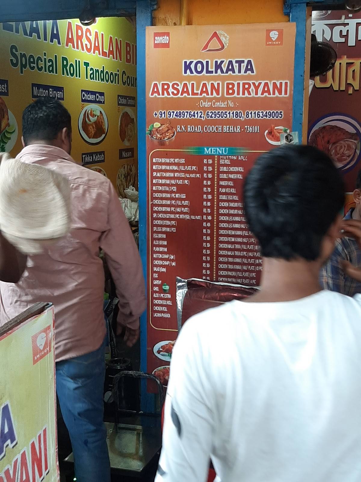 KOLKATA ARSALAN BIRIYANI menu
