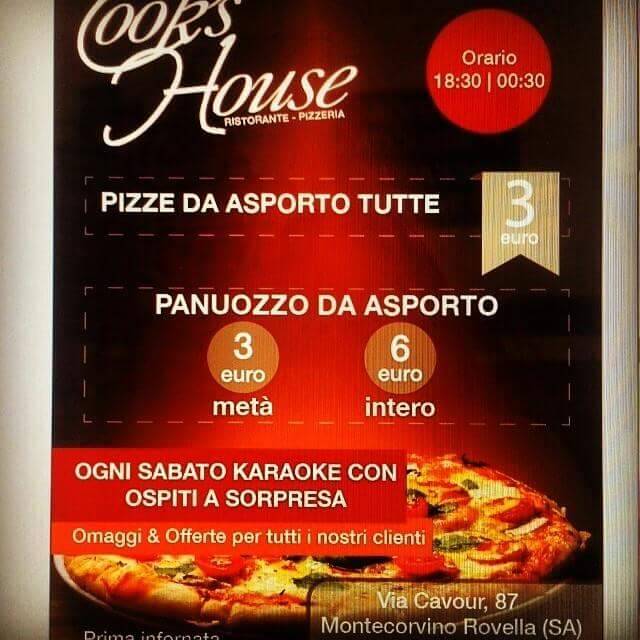 Menu di Cook's House 