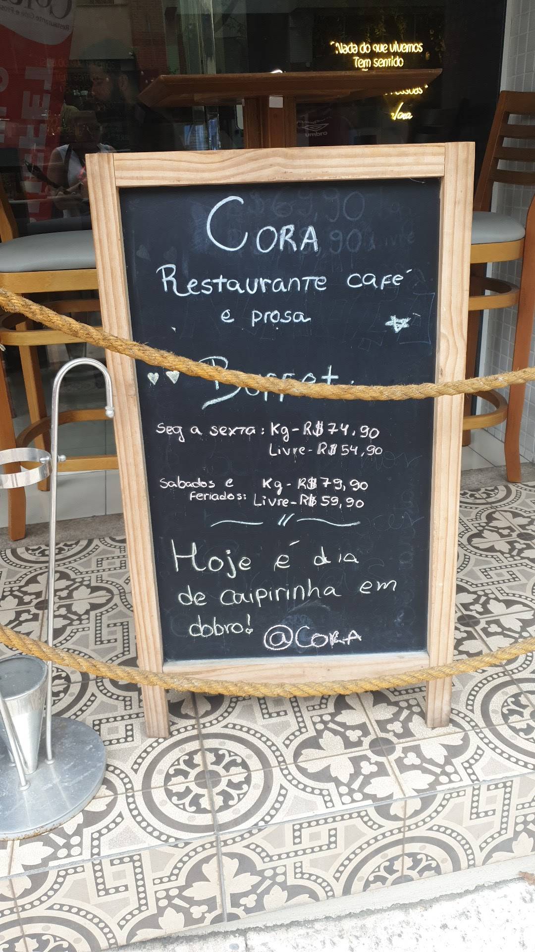 Menu Em Cora Restaurante Caf E Prosa Balne Rio Cambori