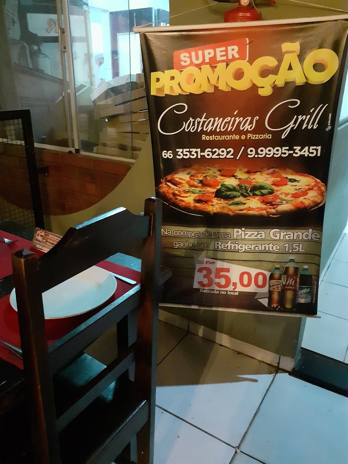 Costaneiras Grill cardápio