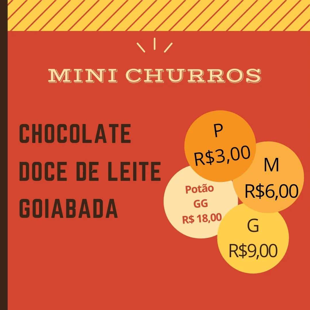 Coxinha de Montão cardápio