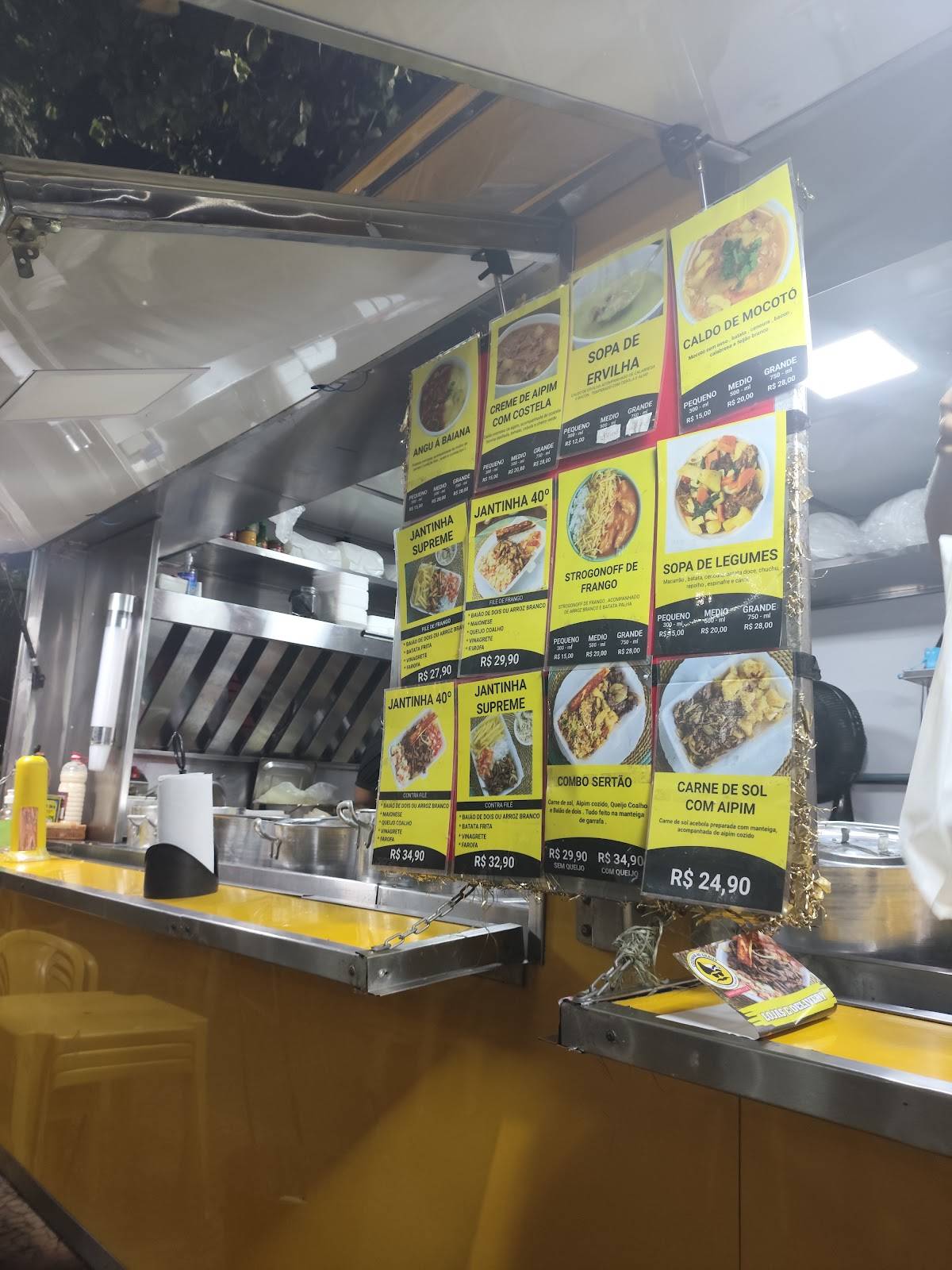 Cozinha 40 Graus cardápio