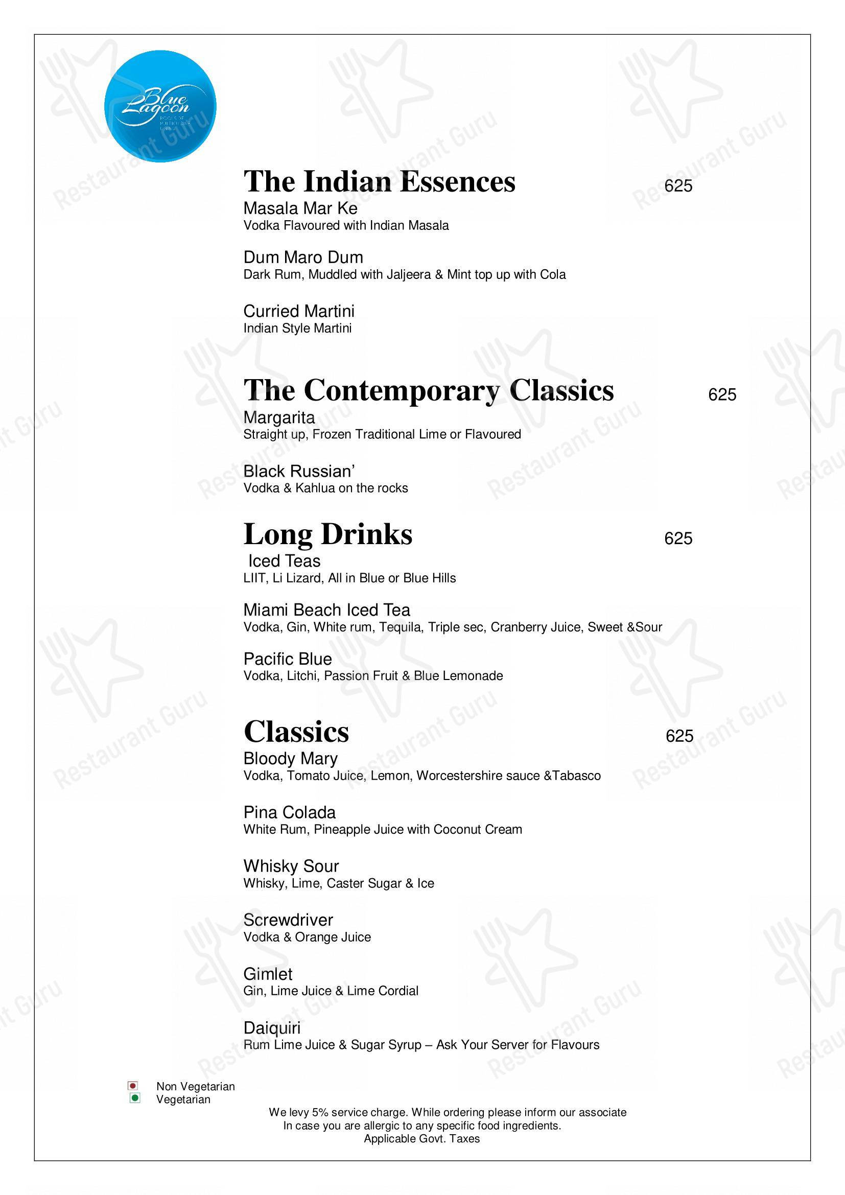 Основное меню for the Cravings Coffee Shop restaurant