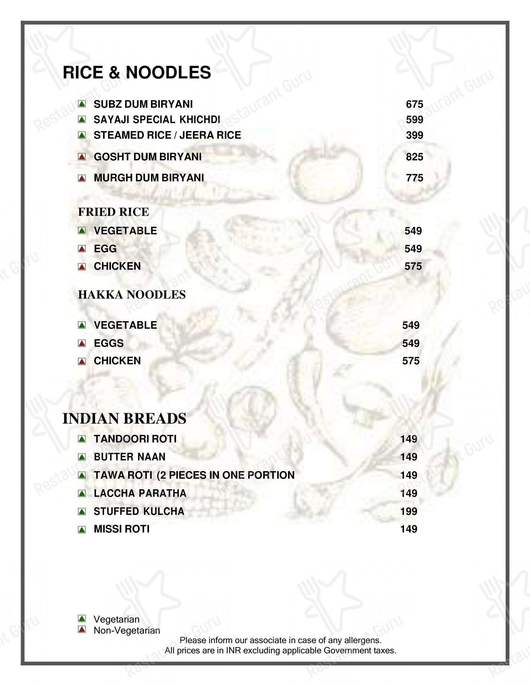 Cravings Coffee Shop - Ночное меню