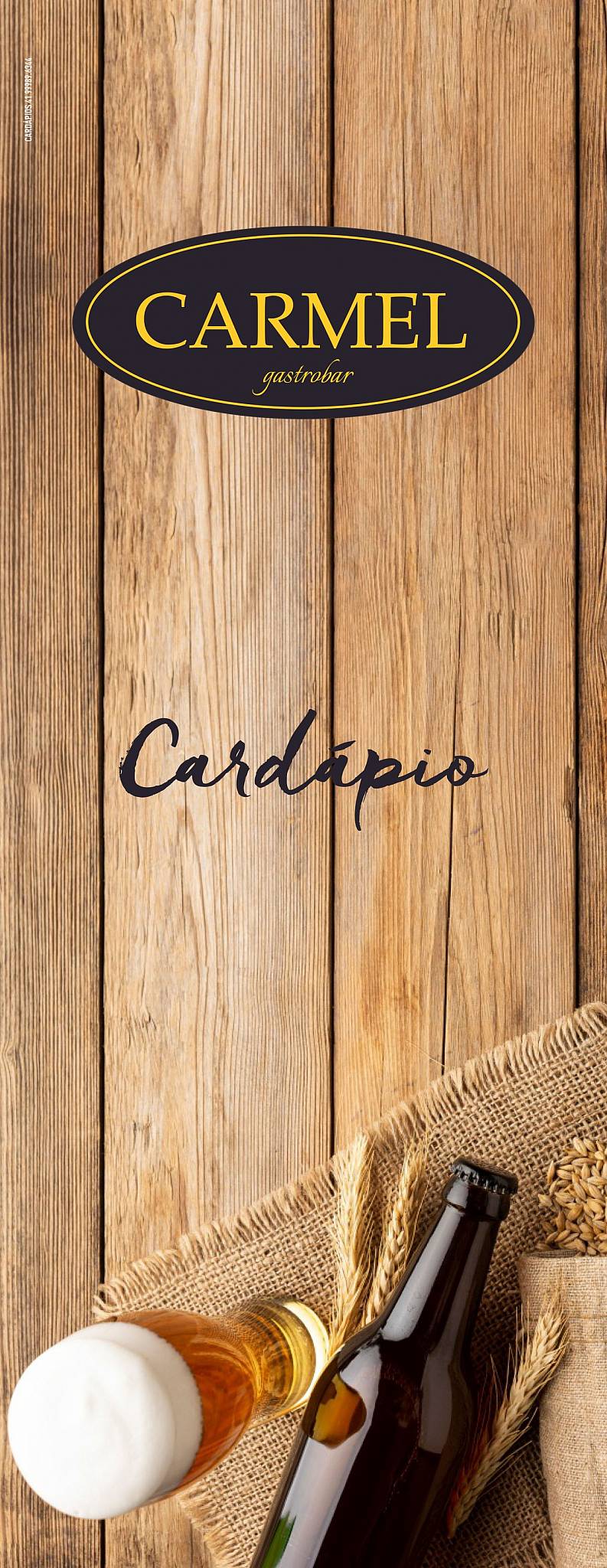 Carmel Gastrobar cardápio