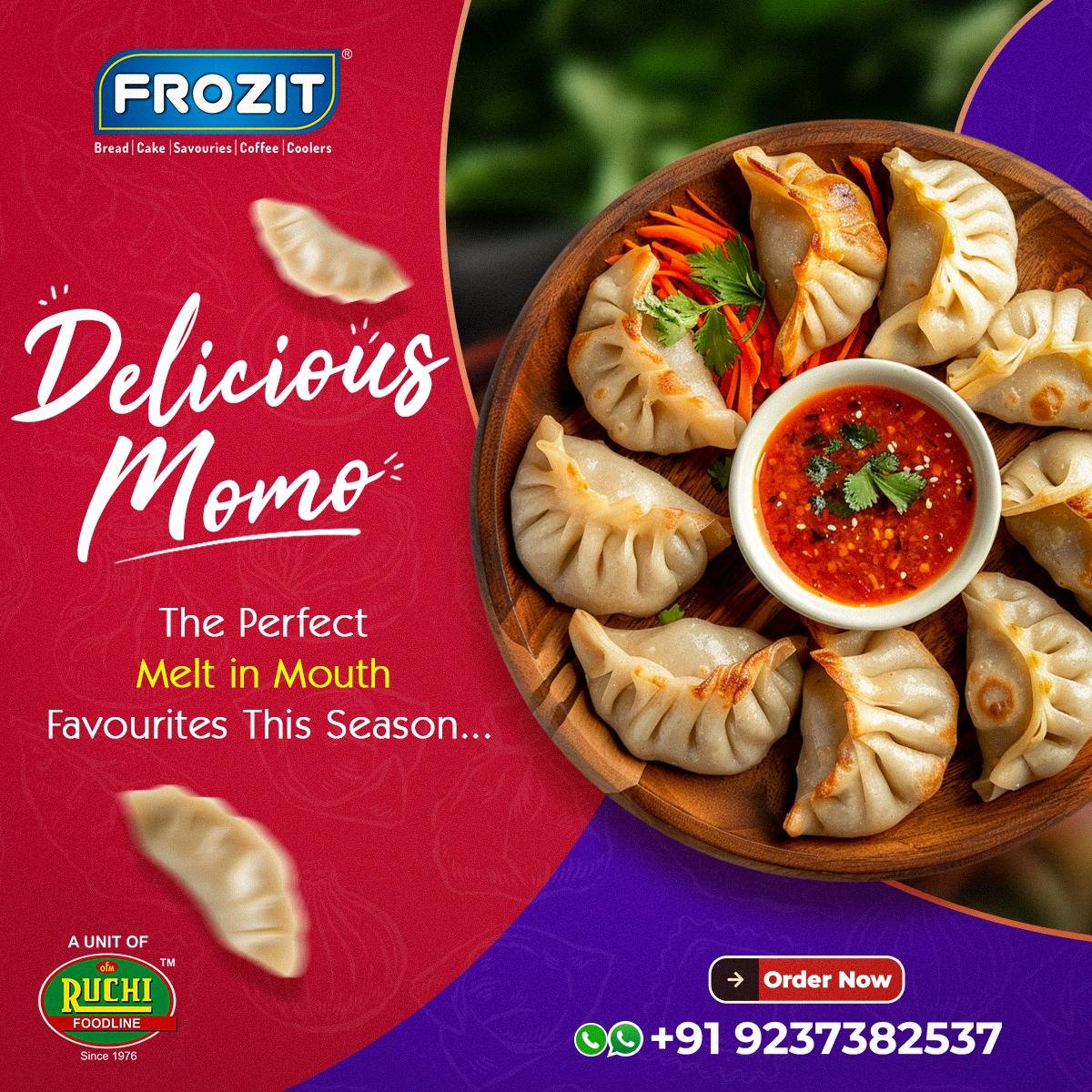 FROZIT menu