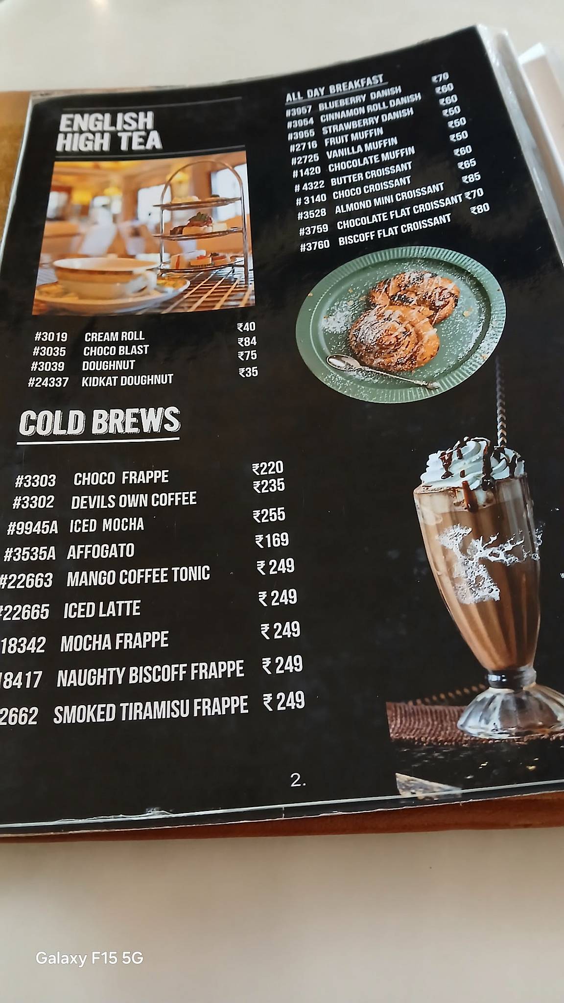 DANBRO By Mr Brown Bakery (Aliganj) menu