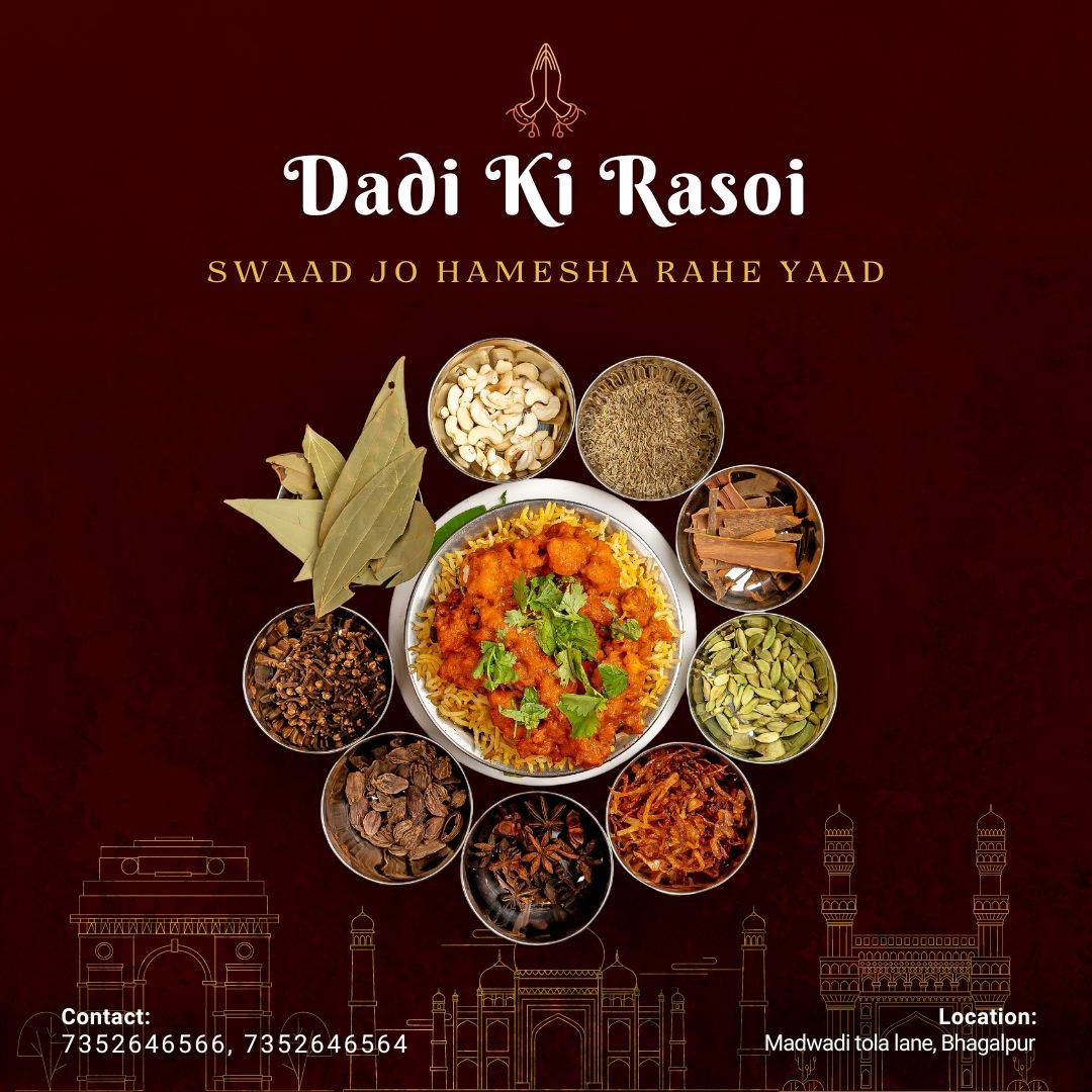 Dadi Ki Rasoi menu