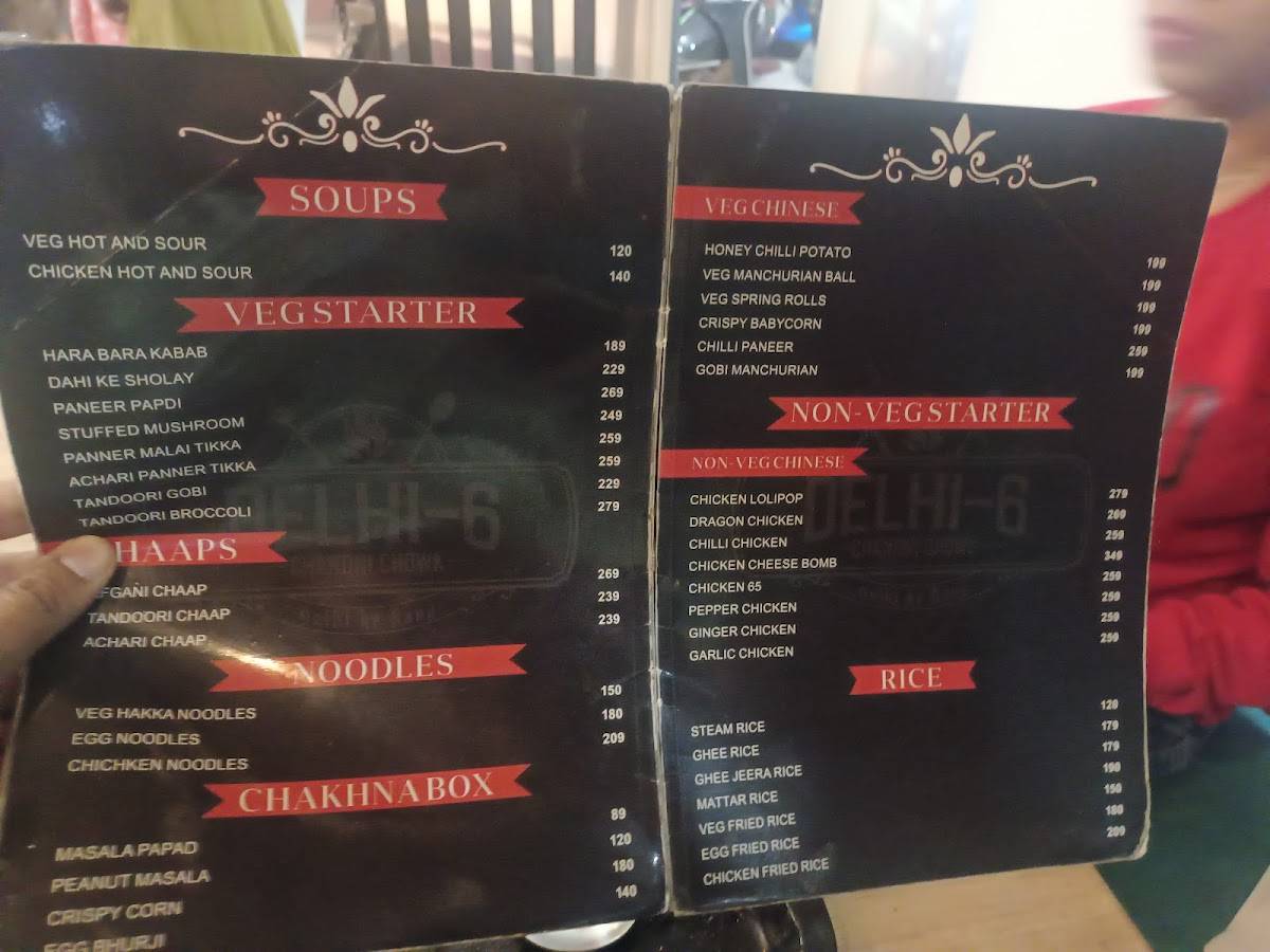 Delhi-6 Chandni Chowk menu