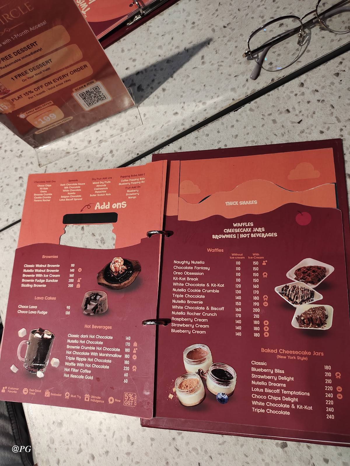 Dessert Villa - Cidco menu