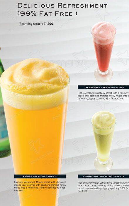 Mövenpick menu
