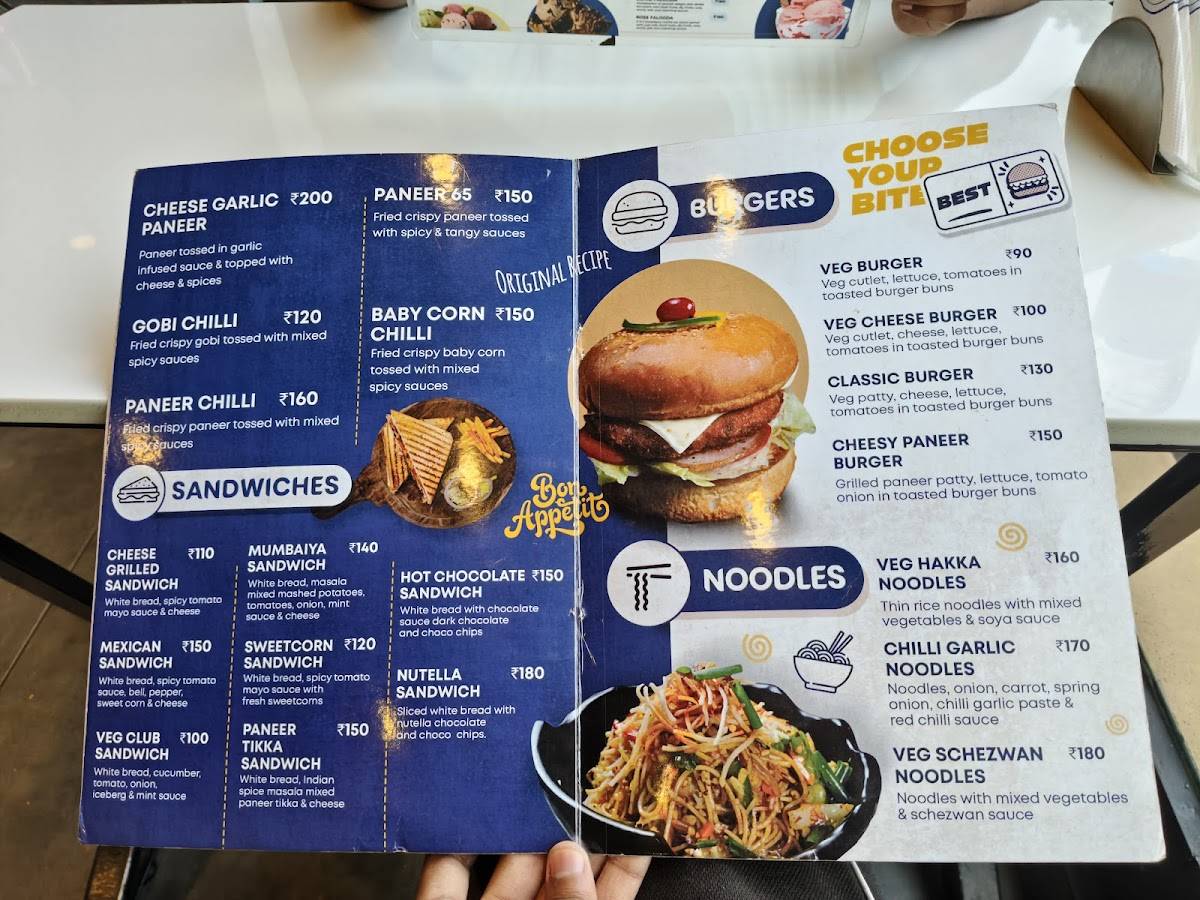 Dolphin Bakes 'N' Ice Creams menu