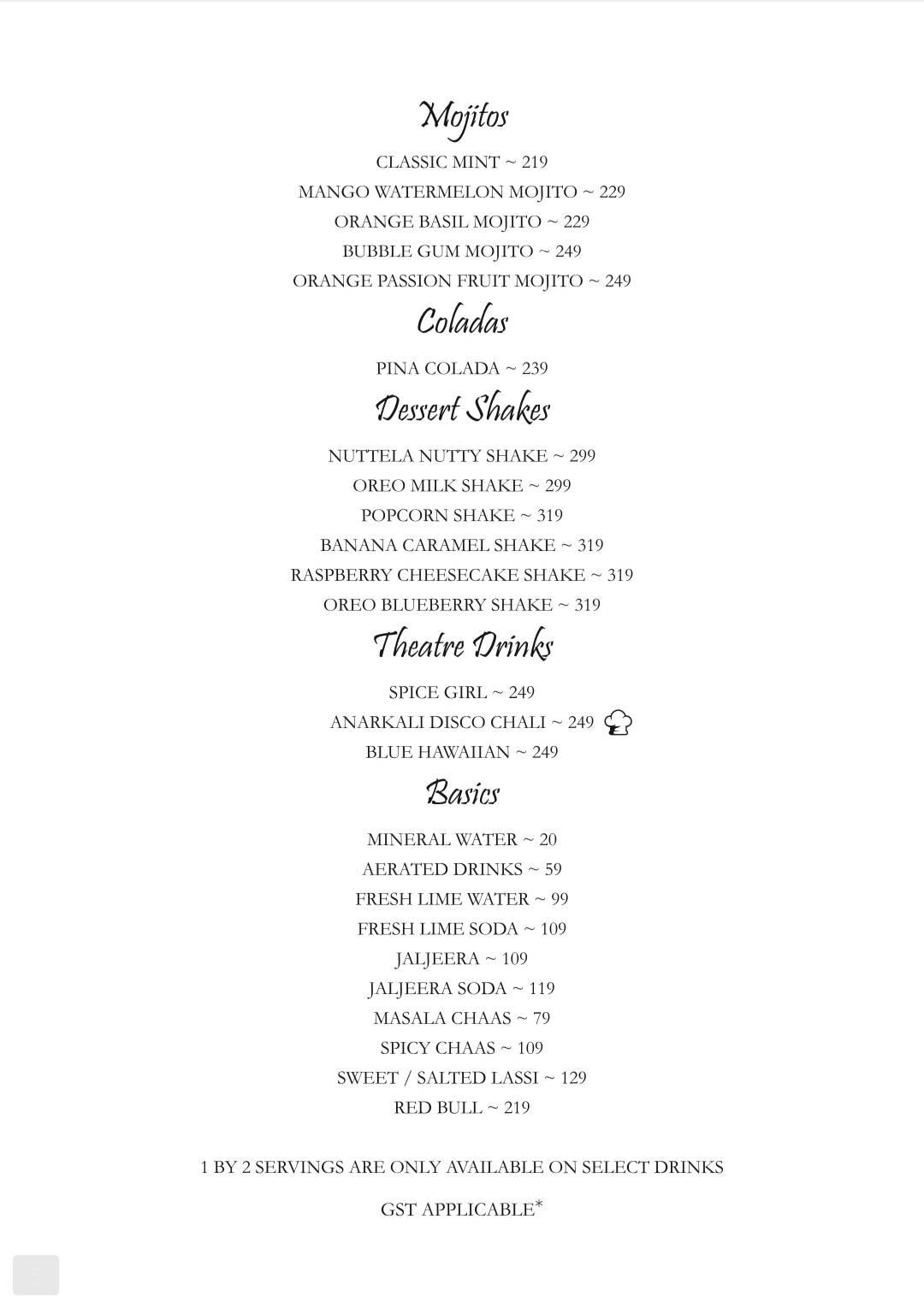 Family Tree - Dombivli menu