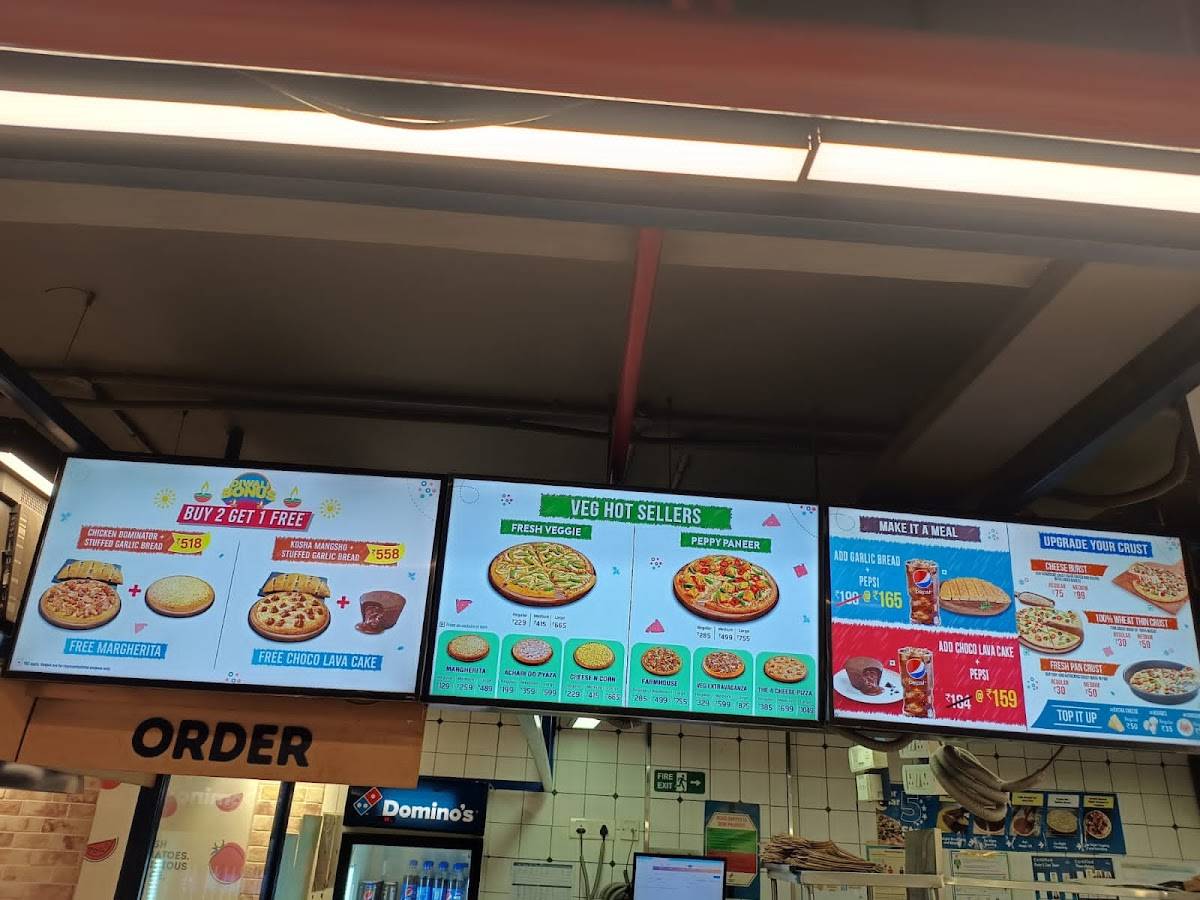 Domino's Pizza High School Colony, Kohima menu