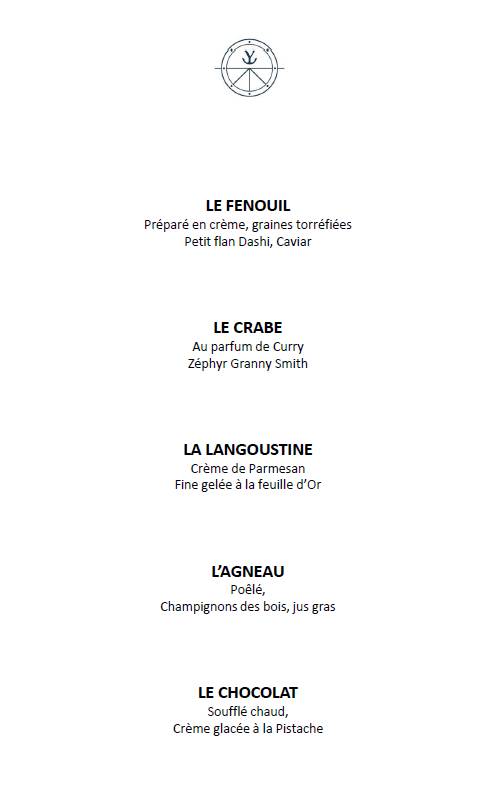 Don Juan II - Yachts de Paris menu