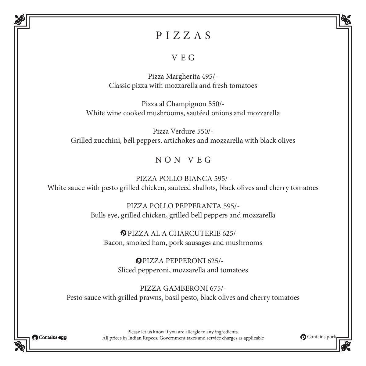 Down Sterling - Restaurant & Lounge Bar menu