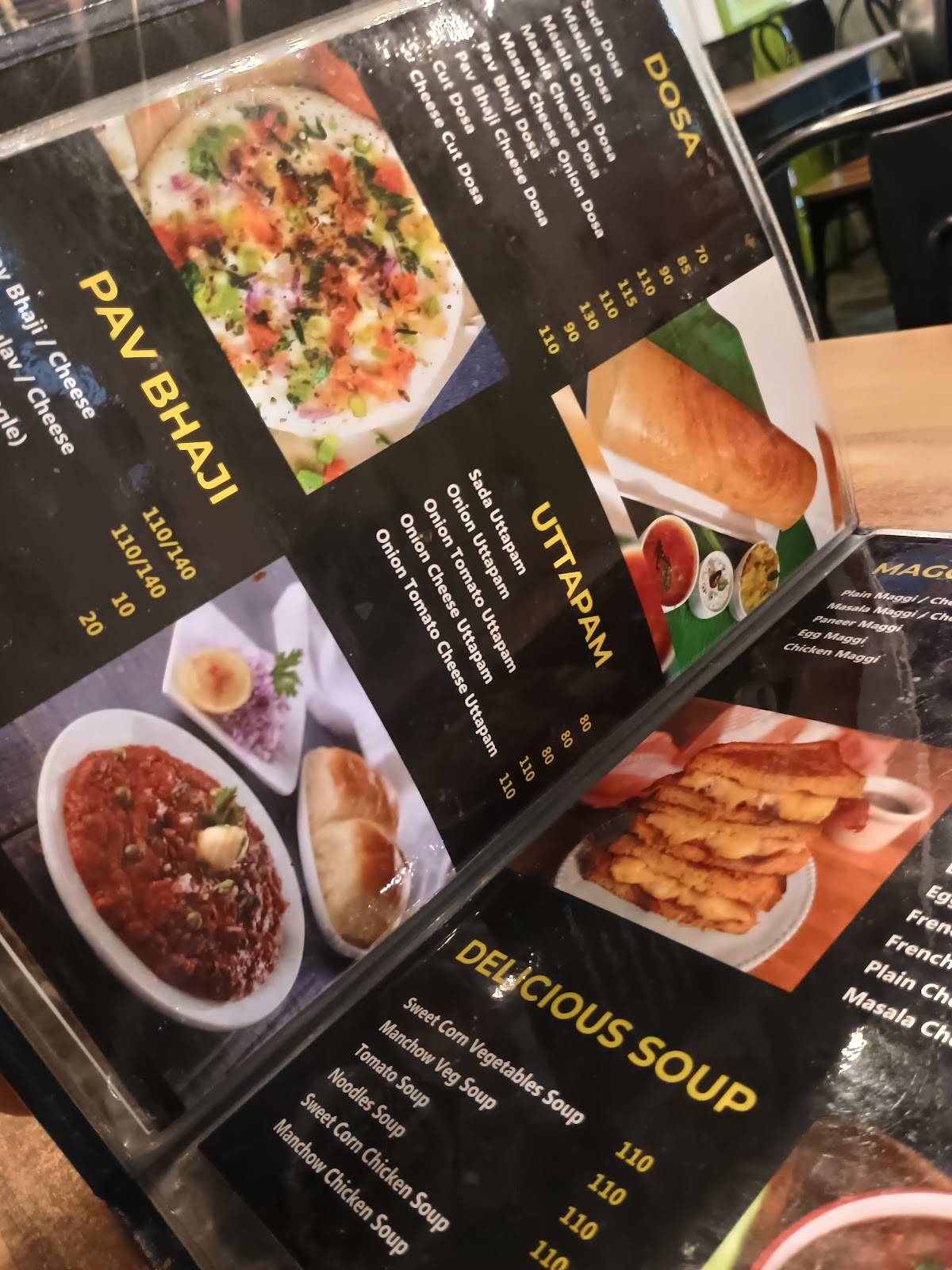 Durga Café menu