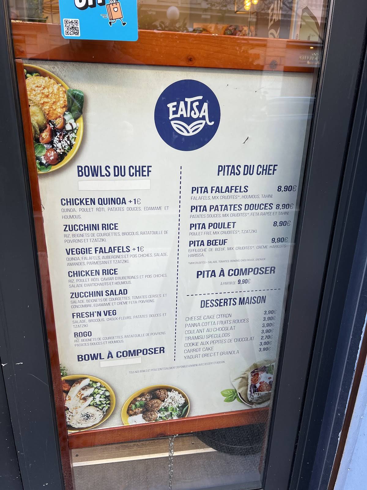 Menu de Eatsa - Healthy Food Nice