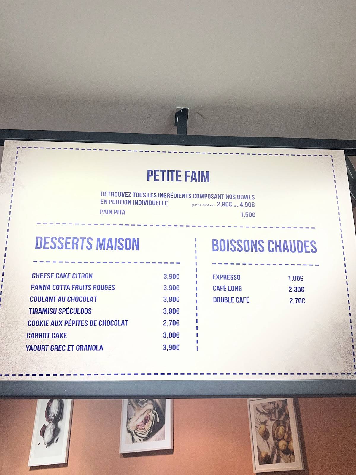 Menu de Eatsa - Healthy Food Nice