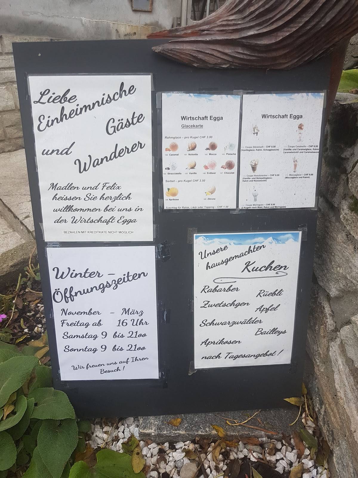 Menu di Egga 