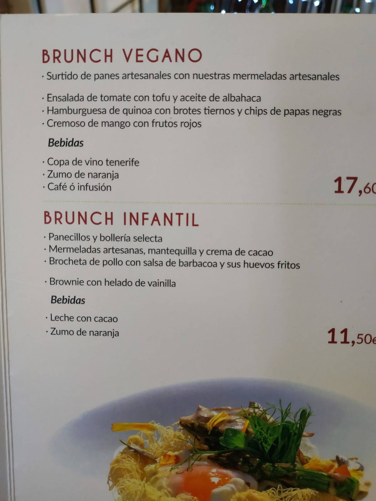 Carta De Restaurante Xarko Casa Del Vino El Sauzal 9626