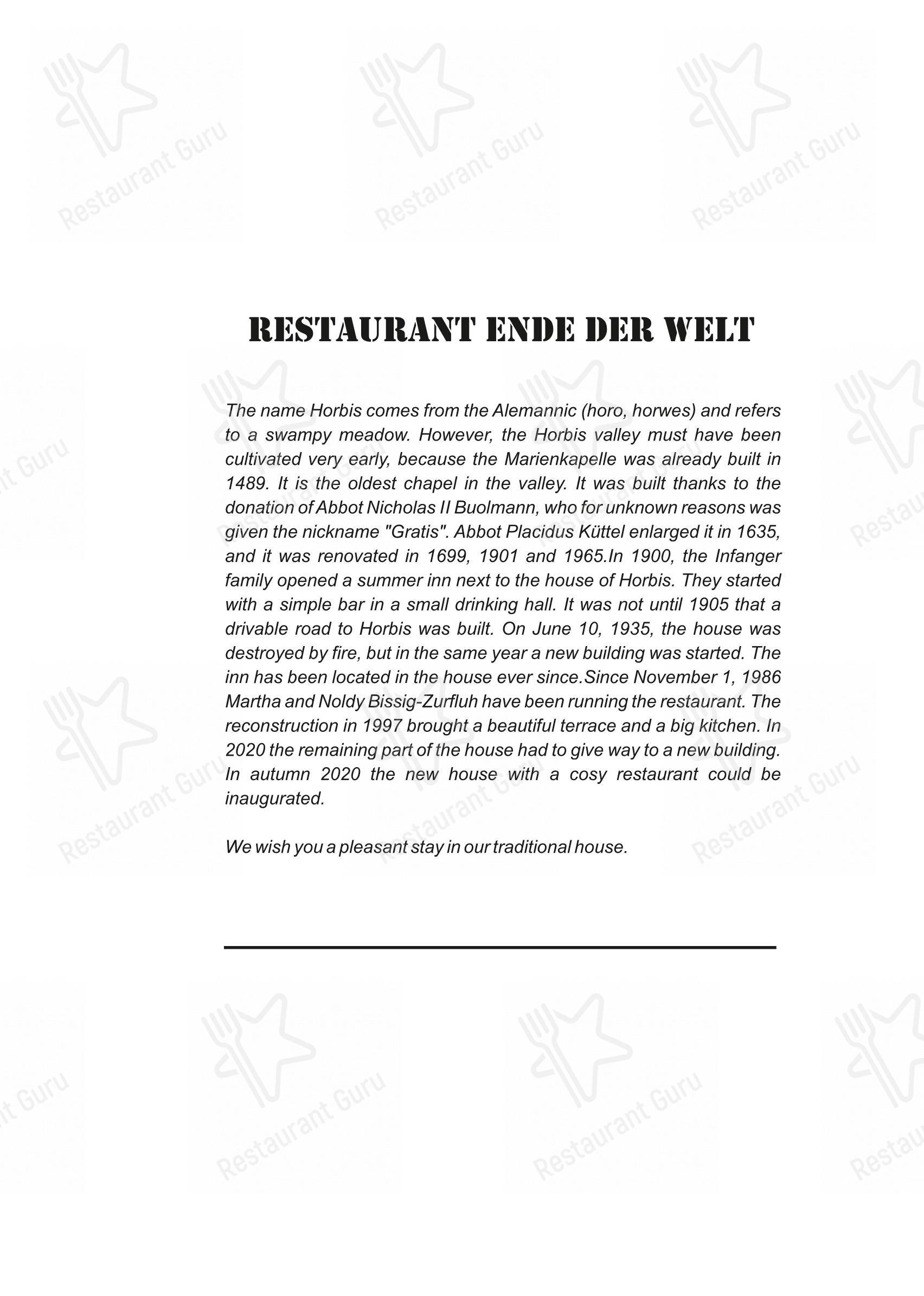 Детское per Restaurant Ende der Welt in Engelberg