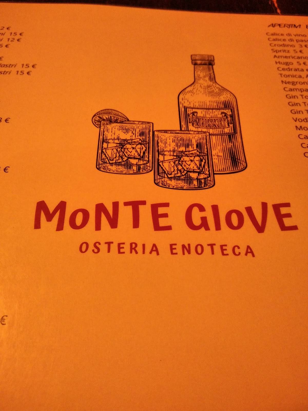 Menu di Enoteca Monte Giove 