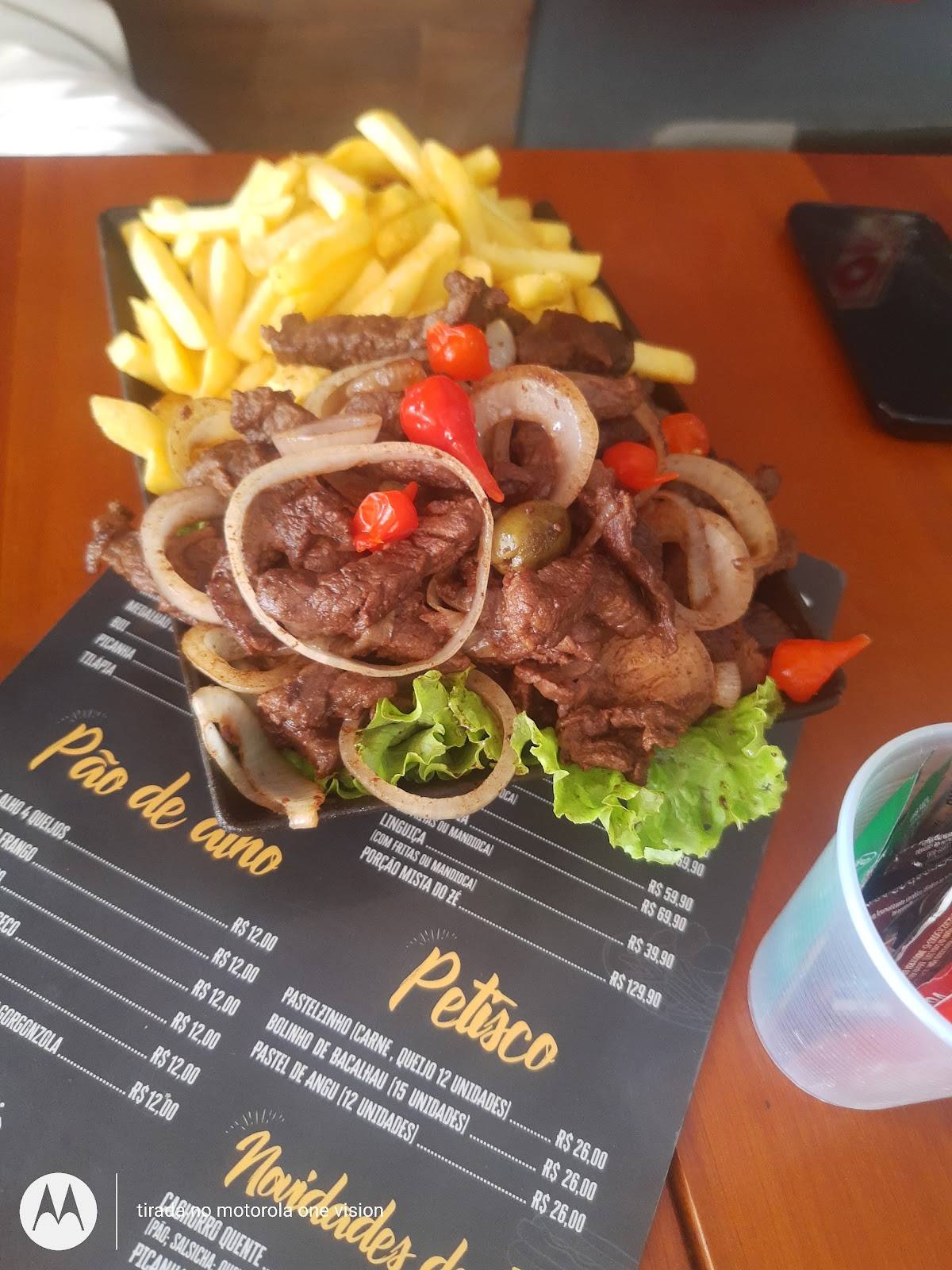 Espeteria & Restaurante do Zé cardápio