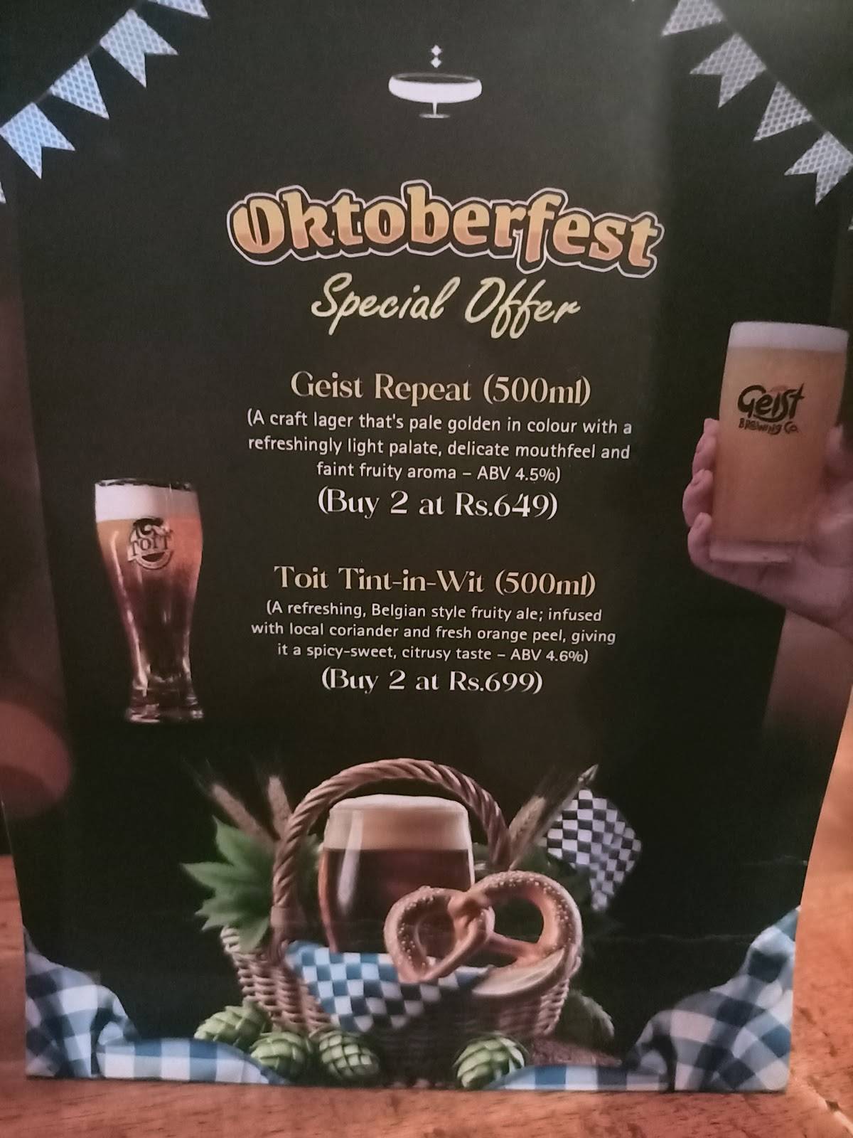 FULL CIRCLE - Taproom • Kitchen • Culture menu