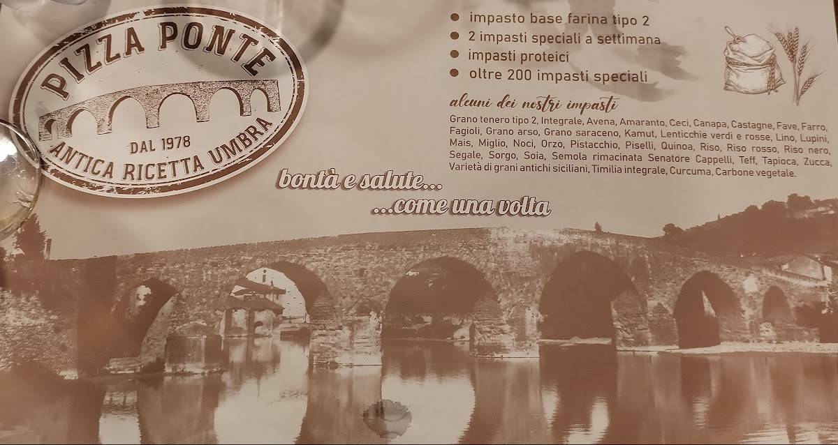 Menu di pizzaponte 