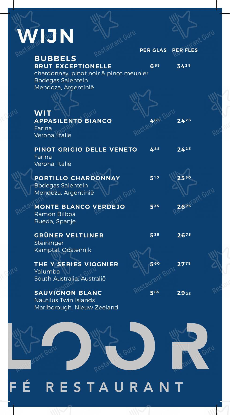 Menu pour Cafe Restaurant Floor - Takeaway Menu