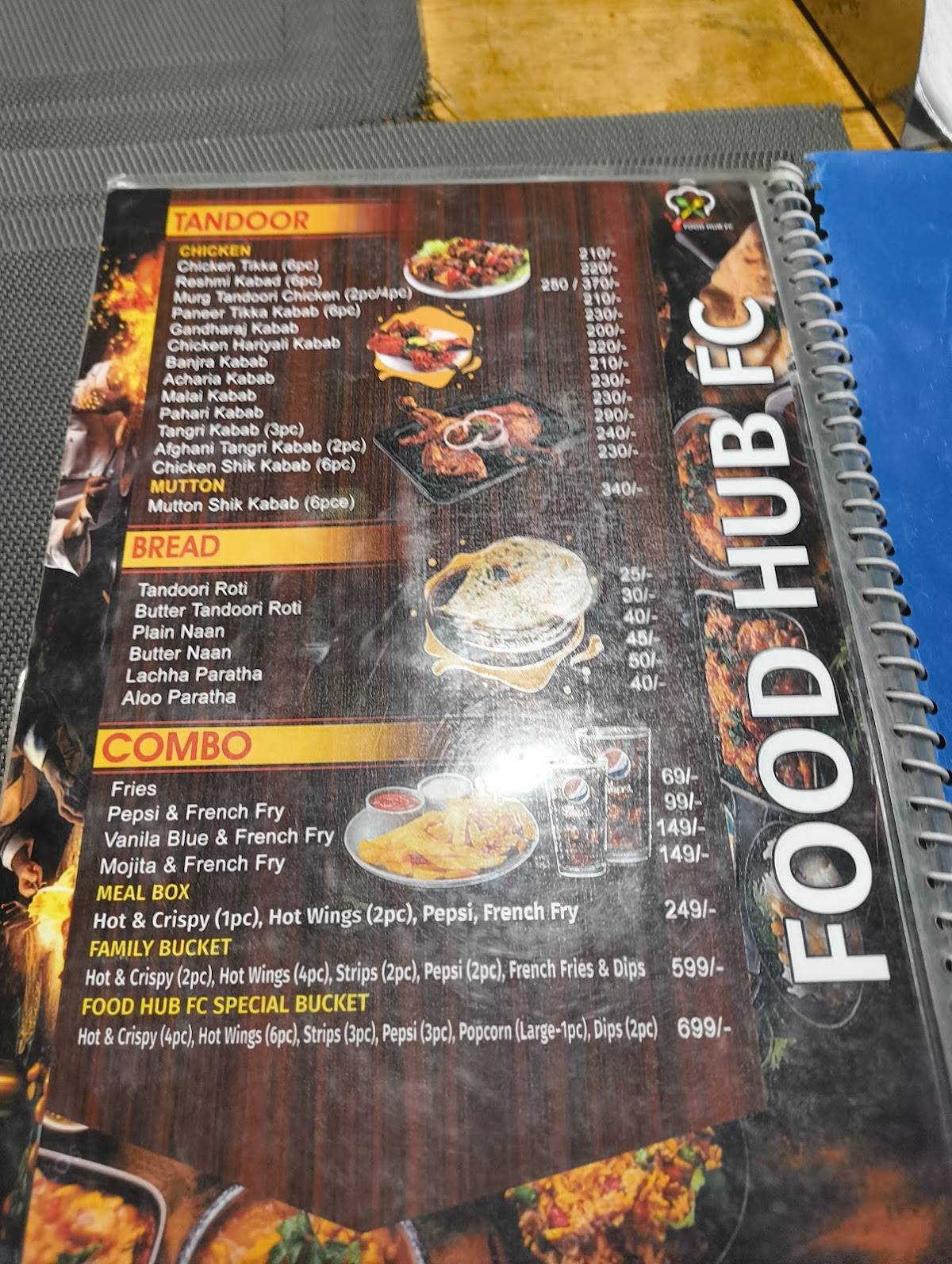 Food Hub menu