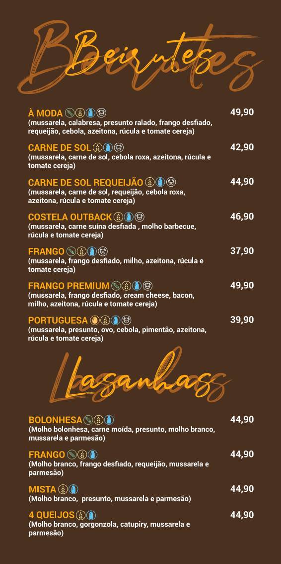 Maria Redonda - Forno & Pizza cardápio