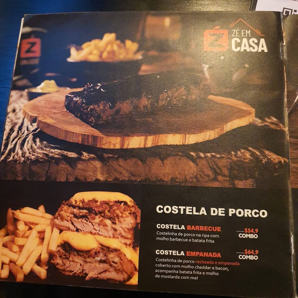Hamburgueria Duzé cardápio