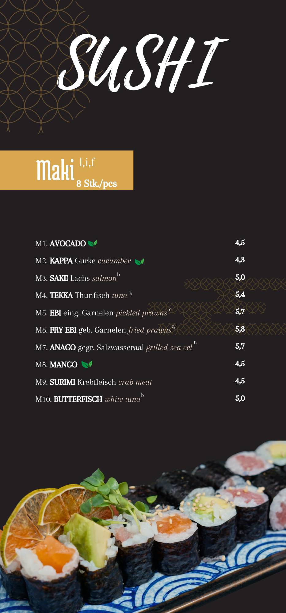 Menu de Chido Restaurant
