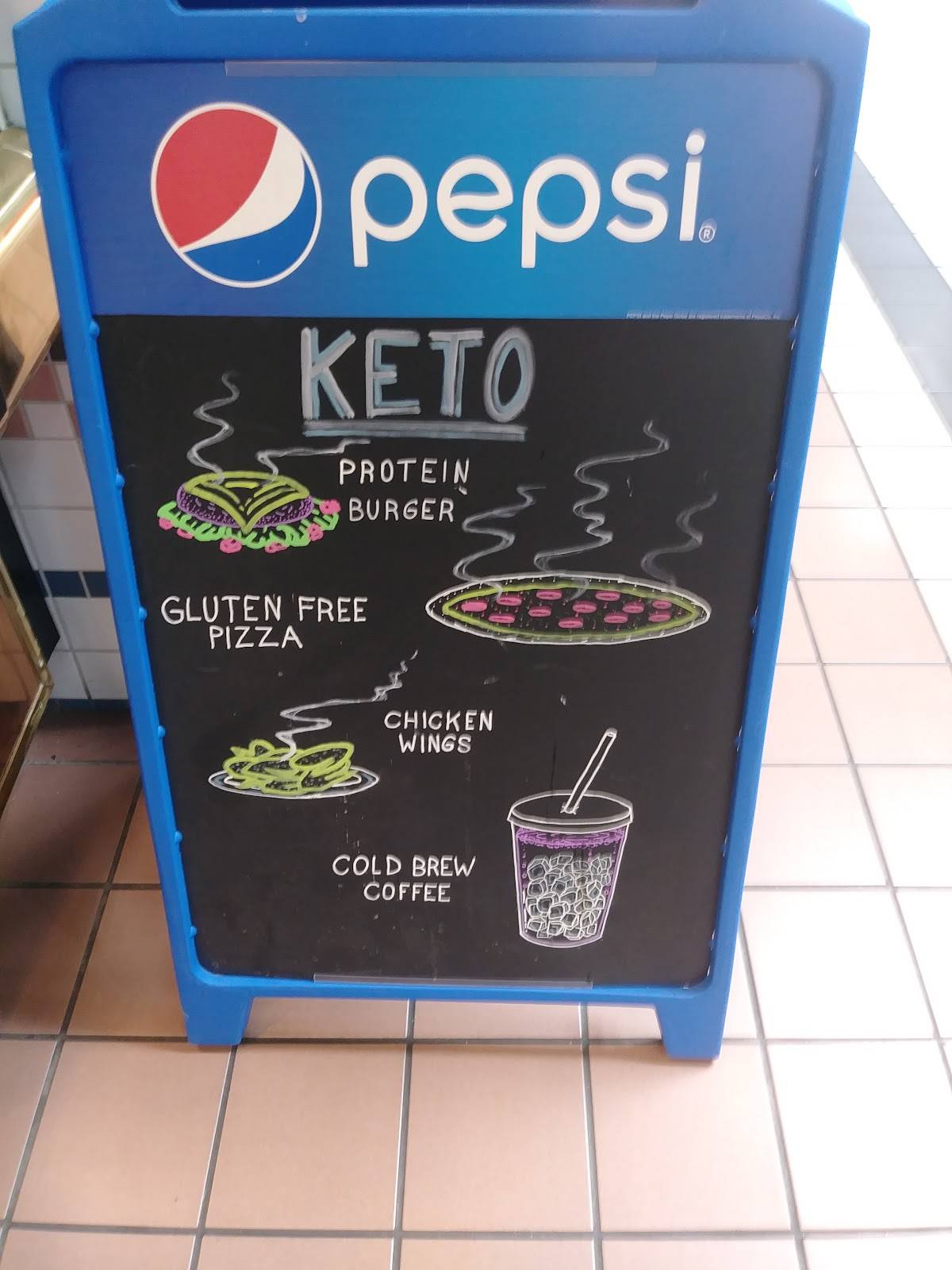 Menu at Freetime Java, Yuba City