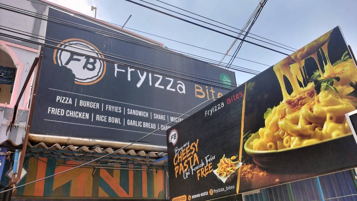Fryizza Bites menu