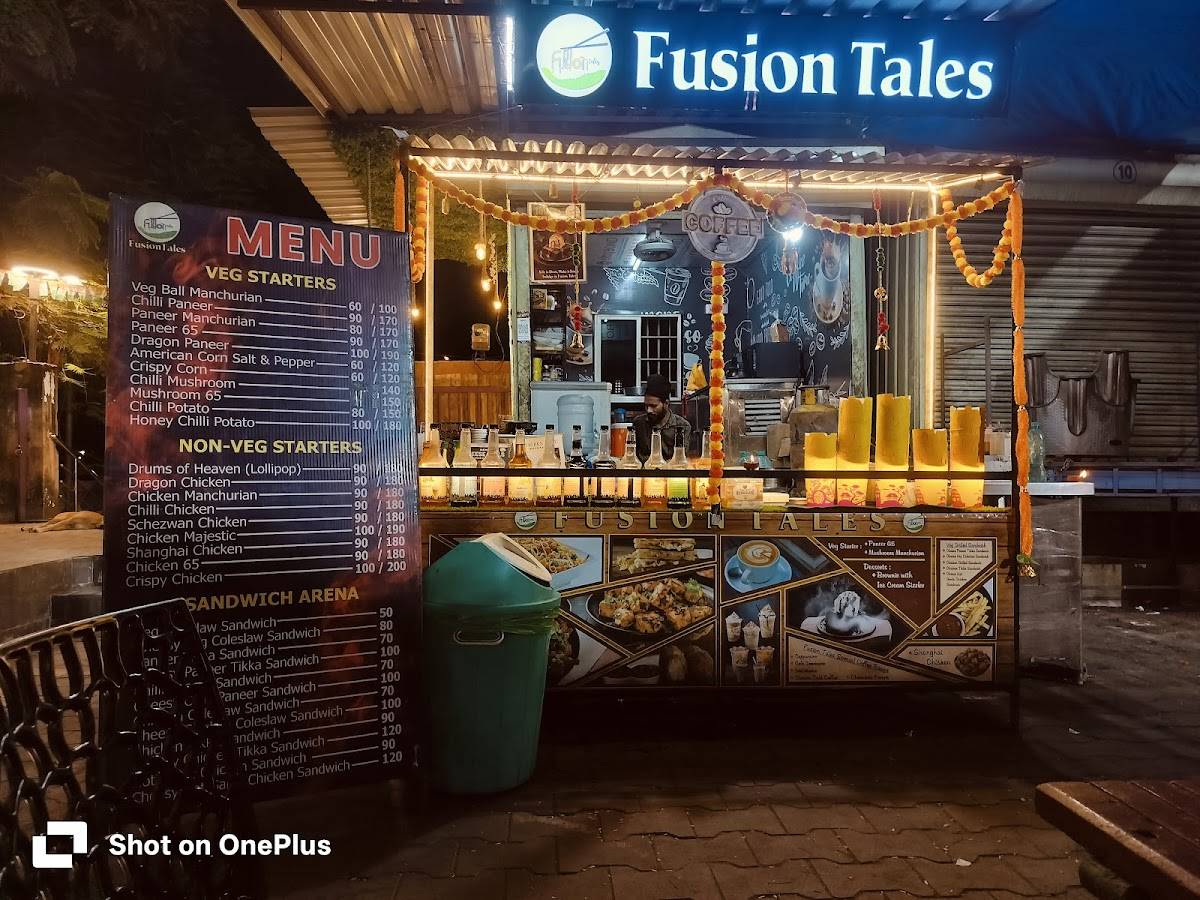 Fusion Tales menu