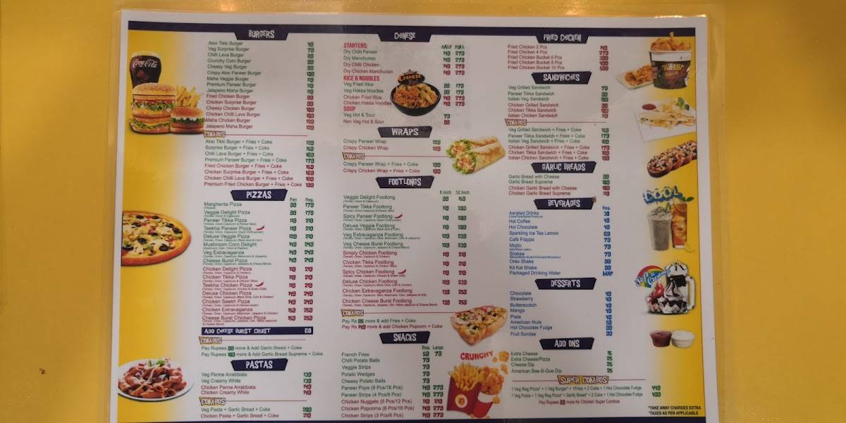 GRILL INN NIHARIKA menu