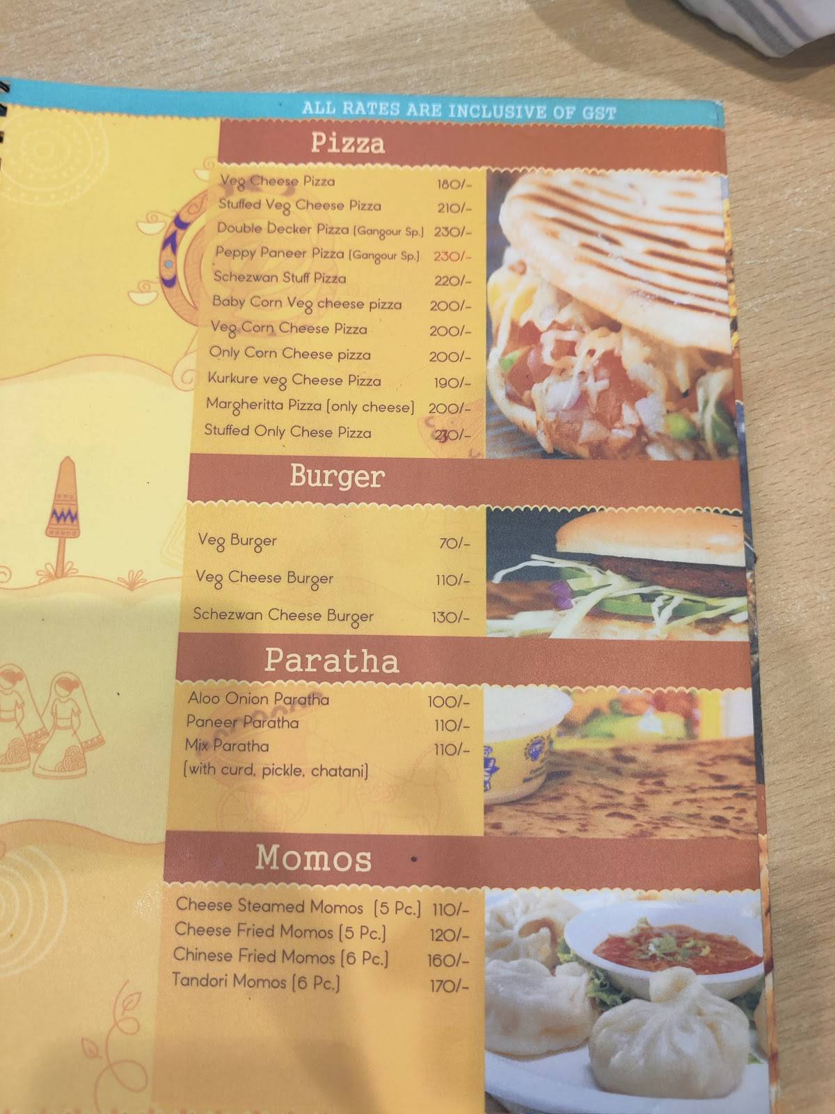 Gangour menu
