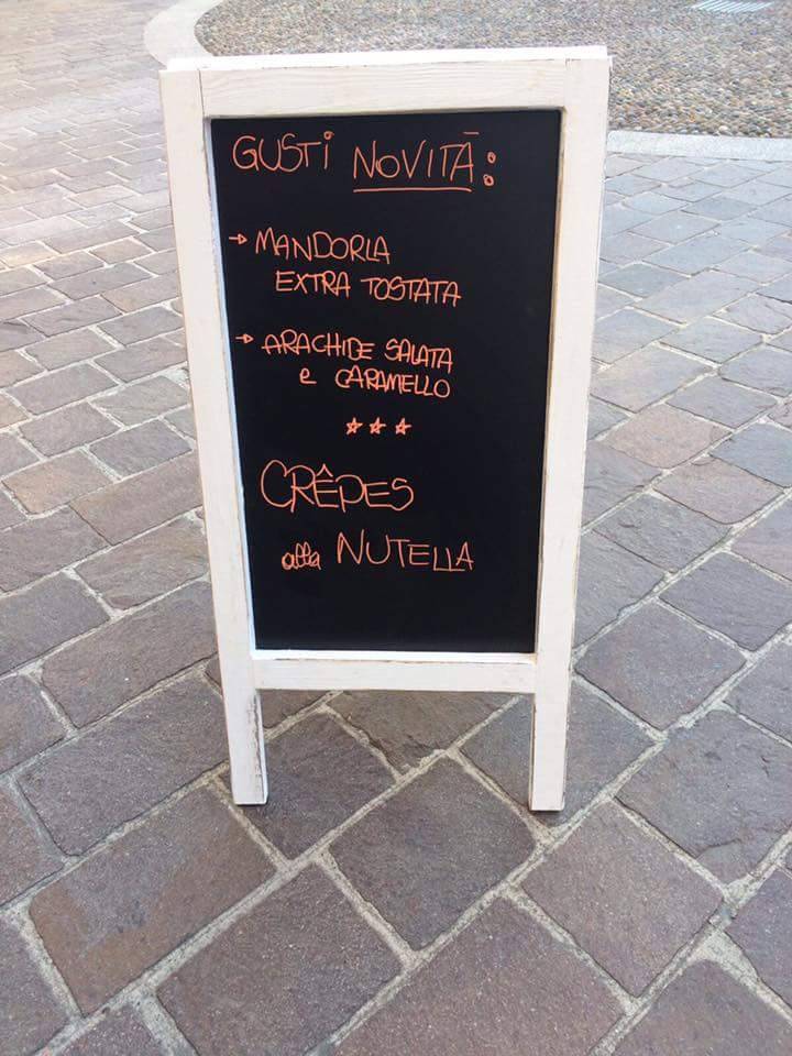 Menu di Gelateria Ottavo senso 