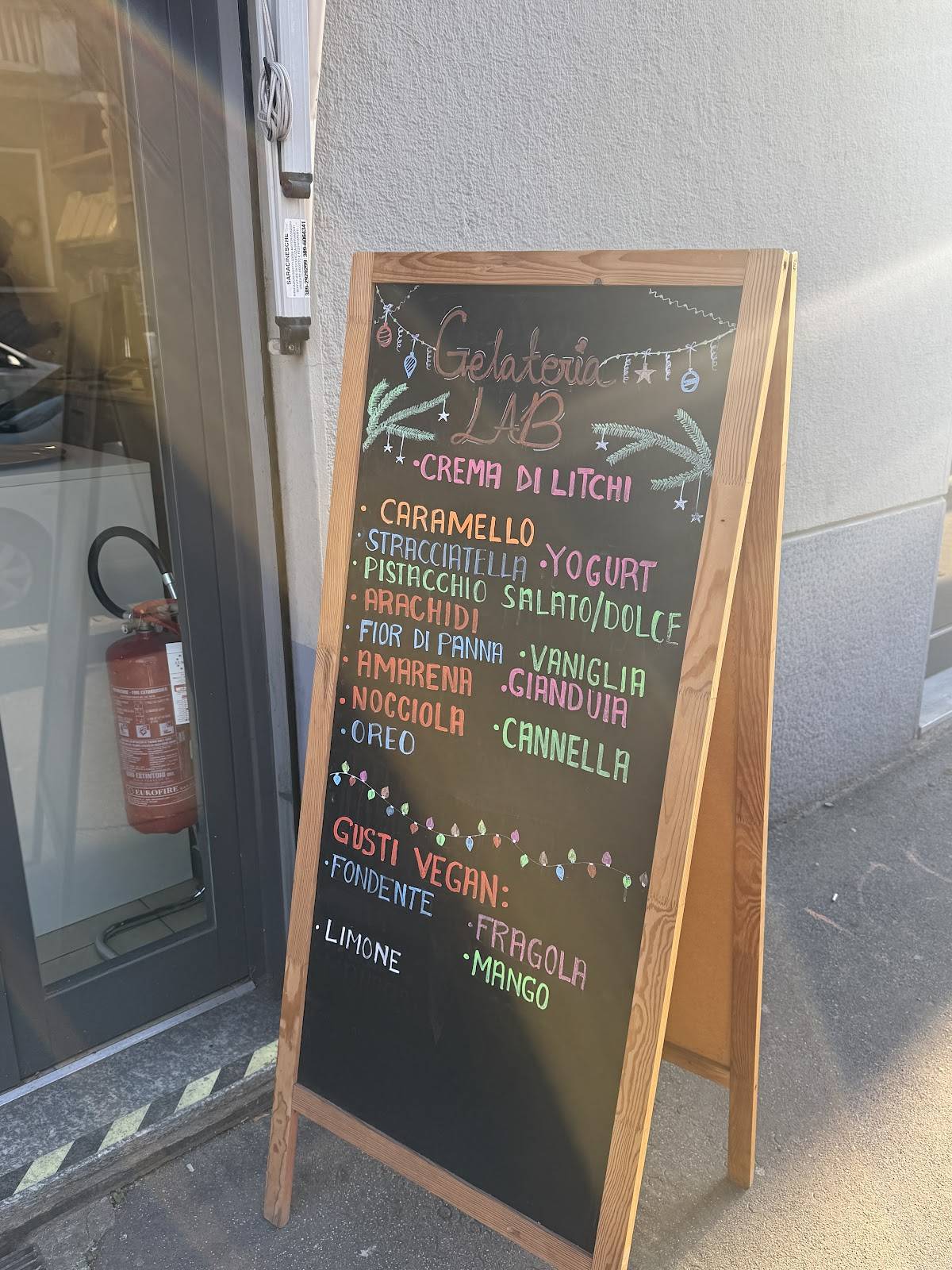 Menu di Gelateria LAB 